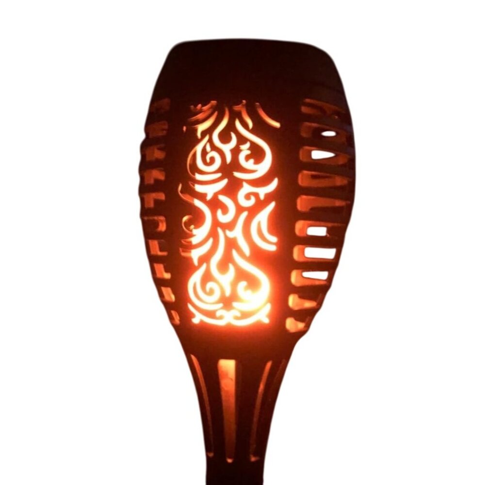 Solar Outdoor Torch Lights Flickering Flame Landscaping Waterproof Set of 8